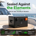 12V 8KWH Ultra-Large Capacity Off-Grid Power Supply for Luxury Yachts