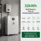 32kWh high-capacity home energy storage system by Ampulse Power.