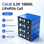 Grade A CALB 3.2V 100Ah LiFePO4 Prismatic Battery Cell for Solar & RV
