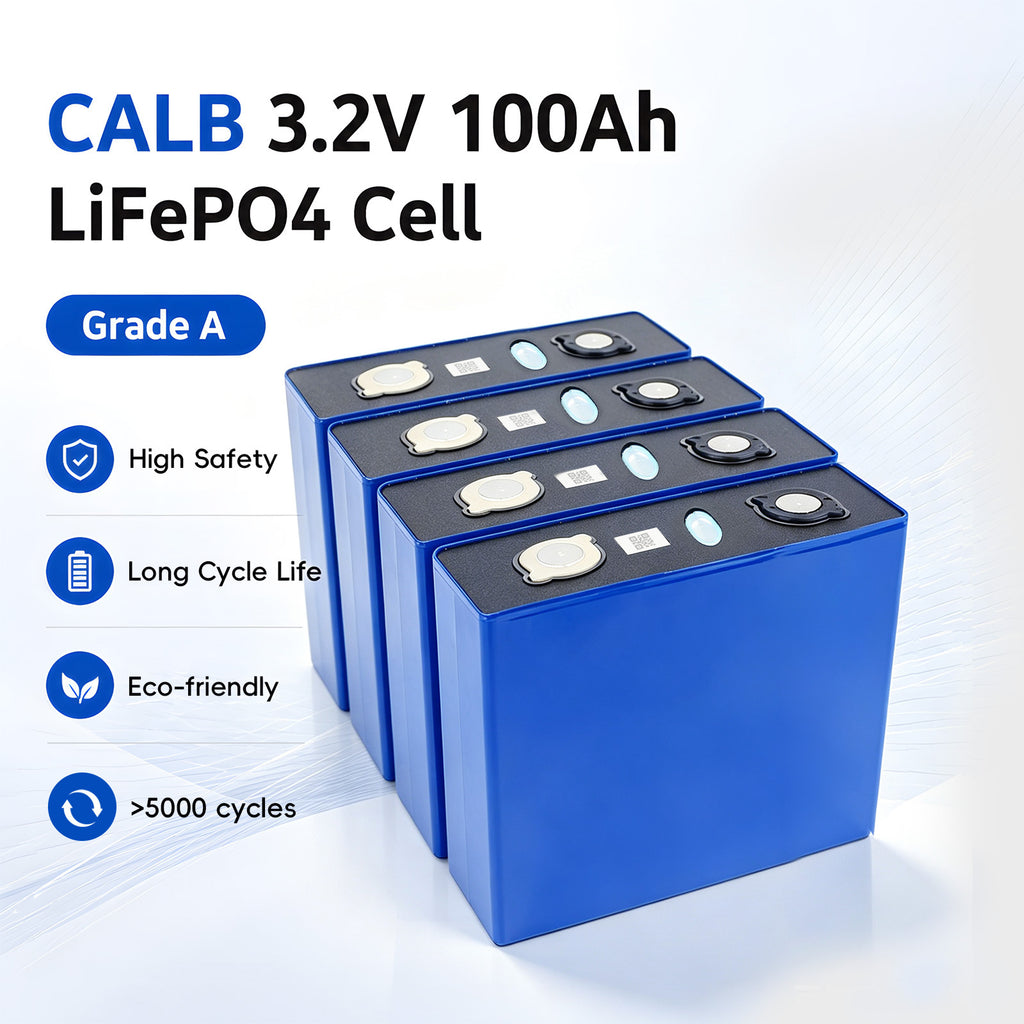 Grade A CALB 3.2V 100Ah LiFePO4 Prismatic Battery Cell for Solar & RV