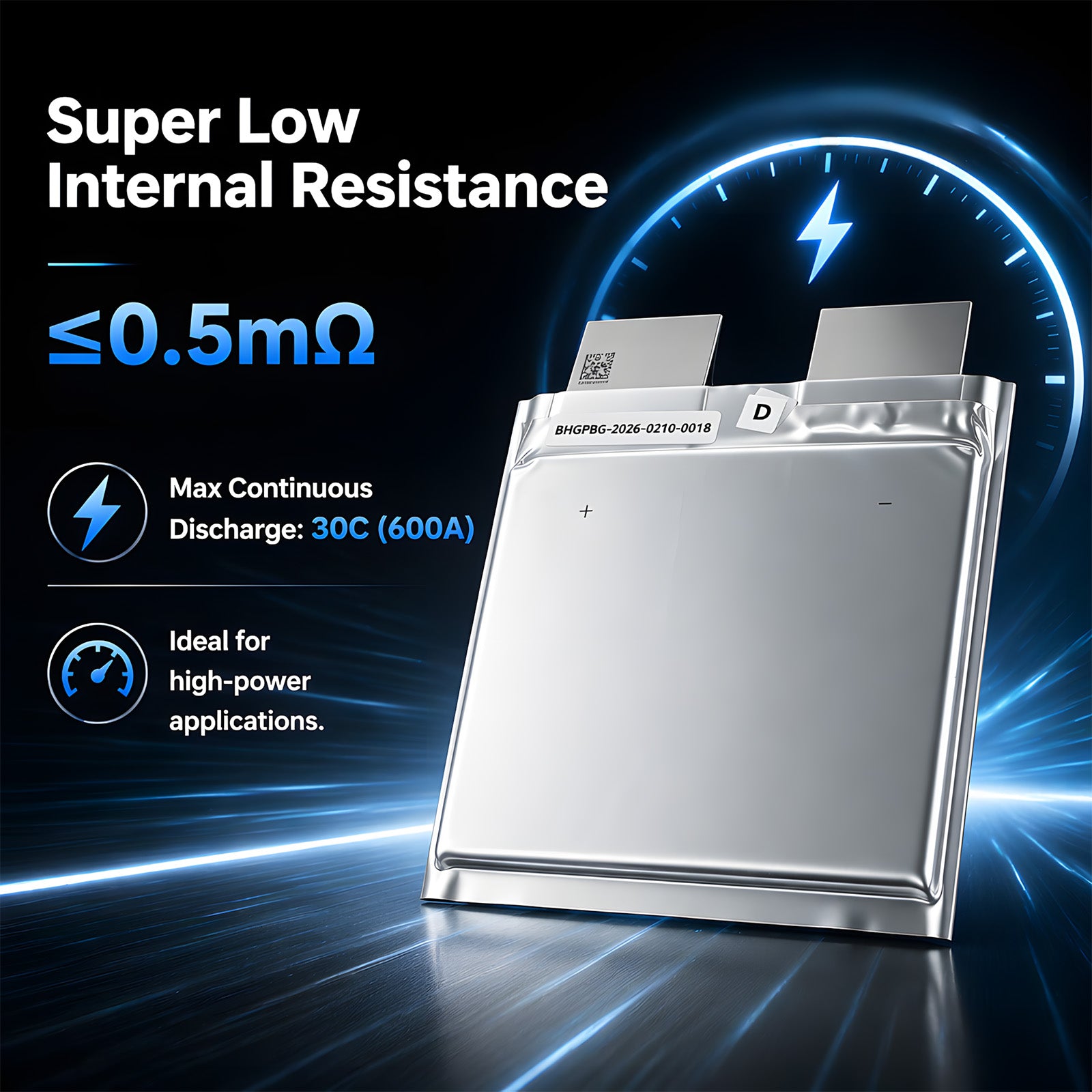 CALB 3.2V 20Ah LiFePO4 Soft Pack Battery Cell 30C Discharge for Starter