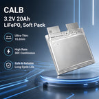 CALB 3.2V 20Ah LiFePO4 Soft Pack Battery Cell 30C Discharge for Starter