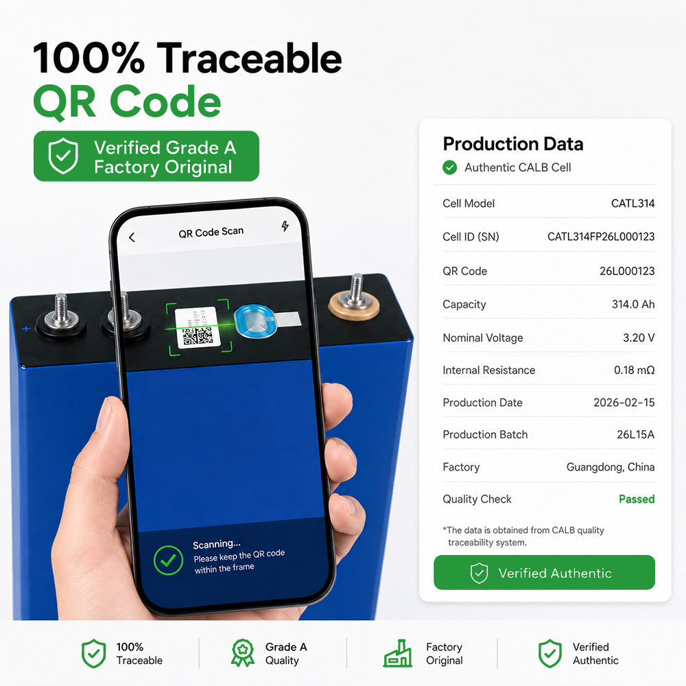 Grade A CATL 314Ah 3.2V LiFePO4 Prismatic Cell 10000 Cycles High Capacity Rechargeable Battery For Solar Energy Storage