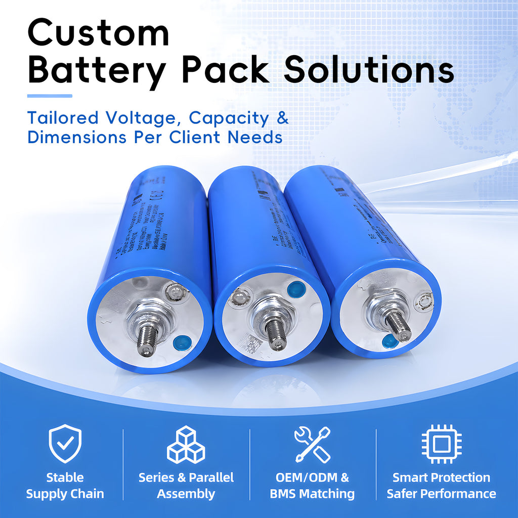 EVE C40 20Ah IFR40135 Lifepo4 Battery Cell Grade A 3.2V Lithium Iron Phosphate Rechargeable Cylindrical Power Solar Storage Backup