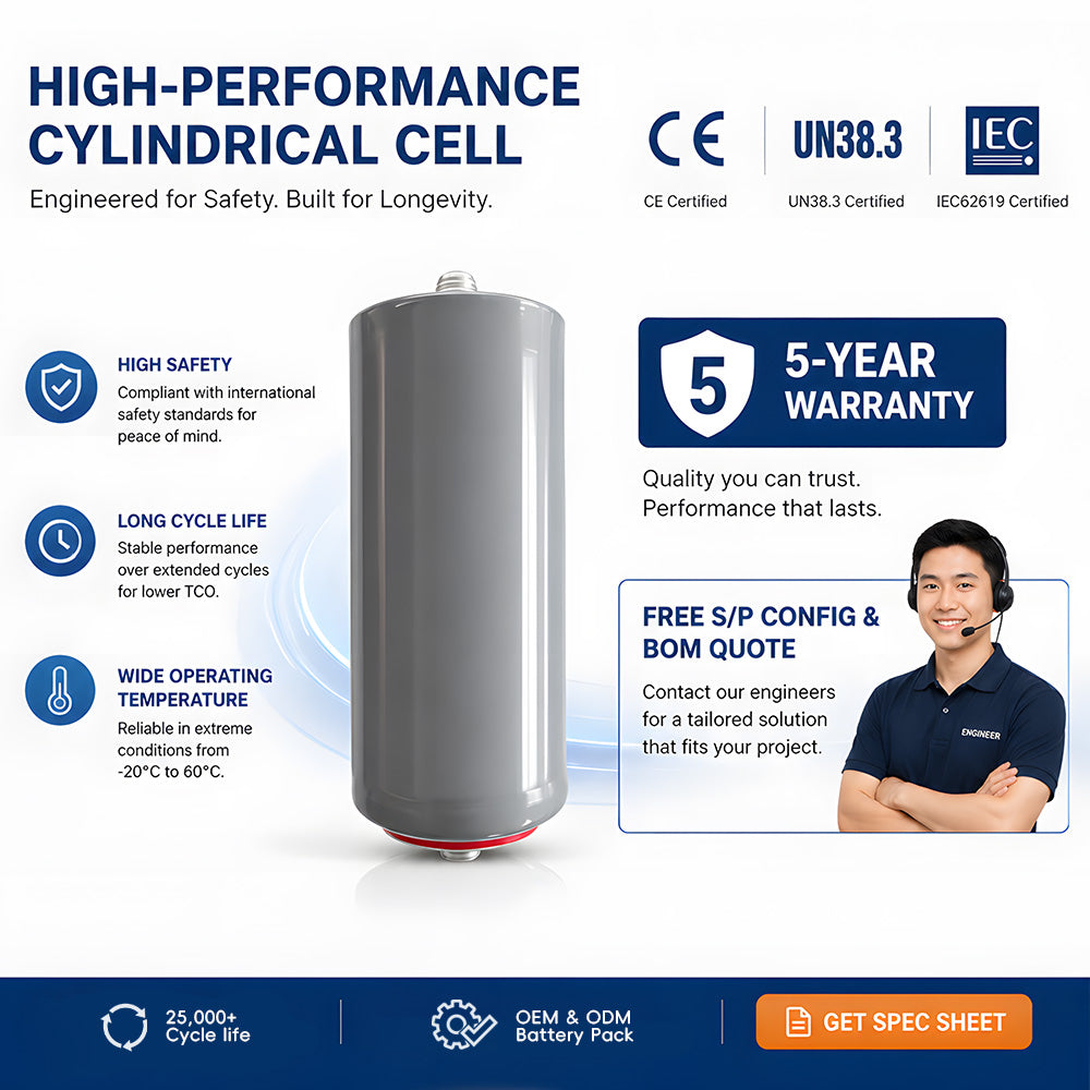 LTO 30A Cell Battery Factory Price LFP Equivalent 25000 Cycles Deep Cycle Lithium Titanate Storage 5 Years Warranty Safe