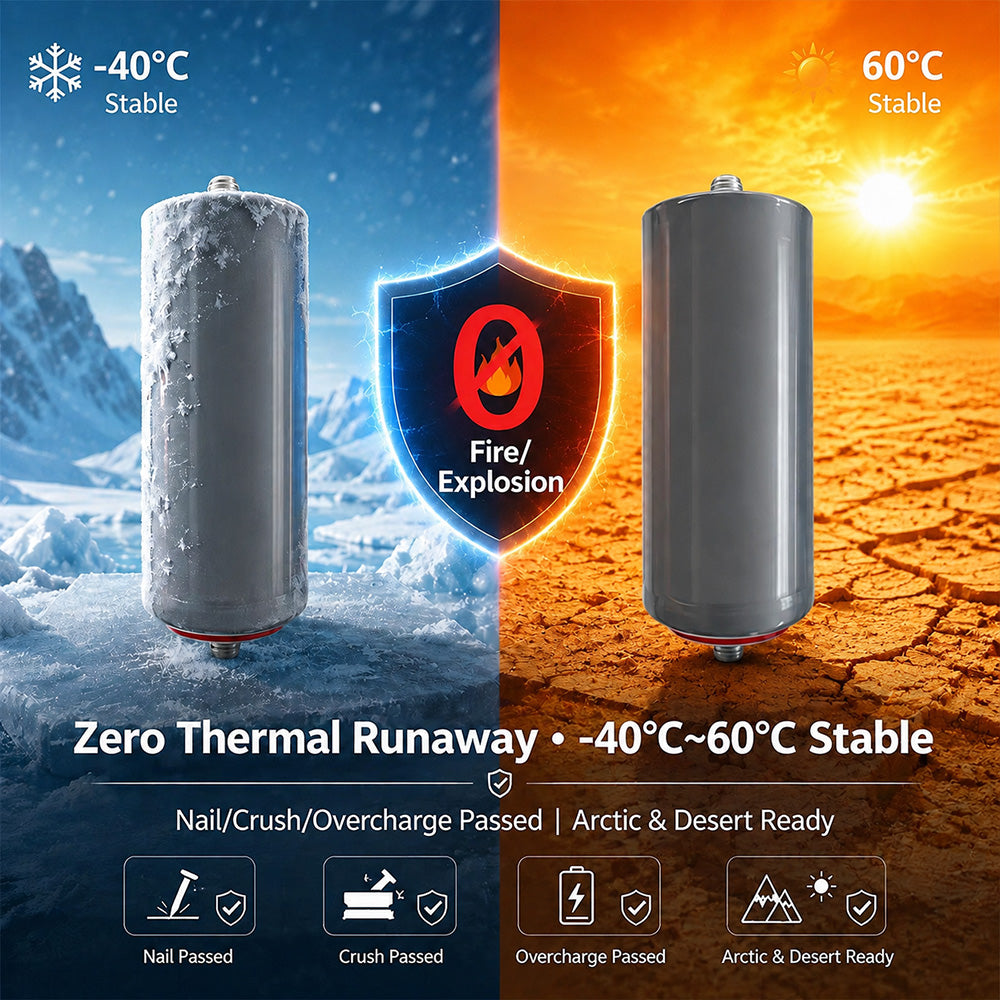 LTO 30A Cell Battery Factory Price LFP Equivalent 25000 Cycles Deep Cycle Lithium Titanate Storage 5 Years Warranty Safe